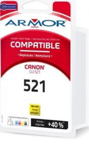 Tusz OWA Armor Cartridge do CANON iP 3600/4600 Yellow z czipem (CLI521Y) 1
