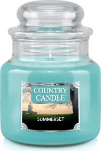 Country Candle mała świeca z dwoma knotami Summerset 104g (74009) 1