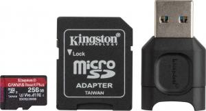 Karta Kingston Canvas React Plus MicroSDXC 256 GB Class 10 UHS-II/U3 A2 V90 (MLPMR2/256GB) 1