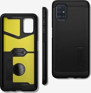 Spigen Etui na telefon Spigen Tough Armor do Samsung Galaxy A51 Black uniwersalny 2