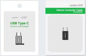 Adapter USB Ugreen USB-C - MicroUSB Czarny  (ugreen_20200302153633) 16