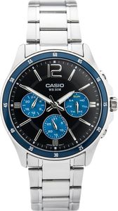Zegarek Casio ZEGAREK MĘSKI CASIO MTP-1374D 2AV (zd063c) uniwersalny 1