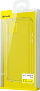 Baseus Baseus Safety Airbags elastyczny pokrowiec etui ze wzmocnionymi narożnikami iPhone 11 przezroczysty (ARAPIPH61S-SF02) uniwersalny 17
