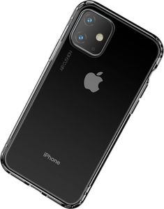 Baseus Baseus Safety Airbags elastyczny pokrowiec etui ze wzmocnionymi narożnikami iPhone 11 przezroczysty (ARAPIPH61S-SF02) uniwersalny 5