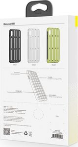 Baseus Baseus Cycling Helmet etui pokrowiec do iPhone XR zielony (WIAPIPH61-TC06) uniwersalny 9