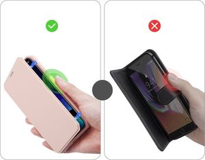 Dux Ducis DUX DUCIS Skin X kabura etui pokrowiec z klapką iPhone 11 Pro różowy uniwersalny 11