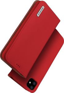 Dux Ducis DUX DUCIS Wish skórzane etui pokrowiec ze skóry naturalnej iPhone 11 czerwony uniwersalny 2