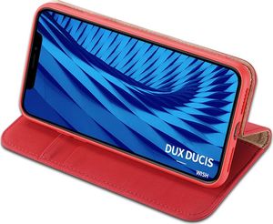 Dux Ducis DUX DUCIS Wish skórzane etui pokrowiec ze skóry naturalnej iPhone 11 czerwony uniwersalny 4