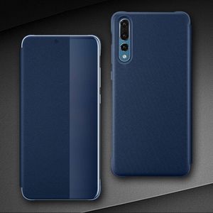 Hurtel Sleep Case pokrowiec etui z klapką typu Smart Cover Huawei P20 Pro niebieski uniwersalny 12