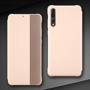 Hurtel Sleep Case pokrowiec etui z klapką typu Smart Cover Huawei P20 Pro czarny uniwersalny 18