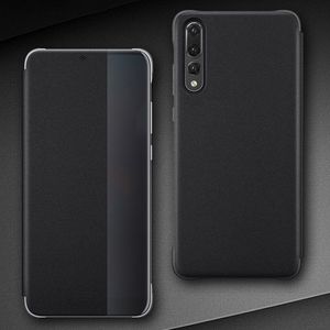 Hurtel Sleep Case pokrowiec etui z klapką typu Smart Cover Huawei P20 Pro czarny uniwersalny 19