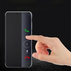 Hurtel Sleep Case pokrowiec etui z klapką typu Smart Cover Huawei P20 Pro czarny uniwersalny 9