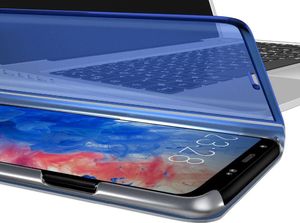 Hurtel Clear View Case futerał etui z klapką Samsung Galaxy S20 Ultra srebrny uniwersalny 9