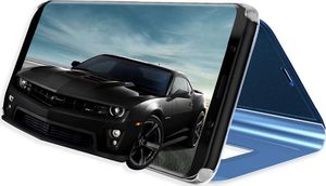 Hurtel Clear View Case futerał etui z klapką Samsung Galaxy S20 Plus złoty uniwersalny 2