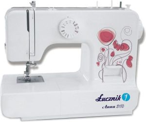 Maszyna do szycia Łucznik ANNA 510 Biała + zestaw igieł 1