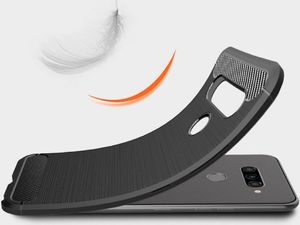 Hurtel Carbon Case elastyczne etui pokrowiec LG K50S czarny uniwersalny 4