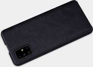 Nillkin Nillkin Qin skórzana kabura etui Samsung Galaxy A71 czarny uniwersalny 17
