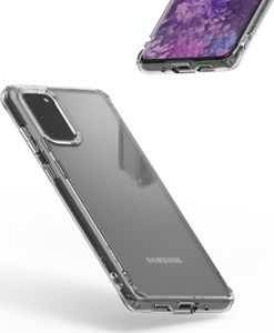 Ringke Ringke Fusion Matte etui pokrowiec z żelową ramką Samsung Galaxy S20 Plus przezroczysty (FMSG0003) uniwersalny 6