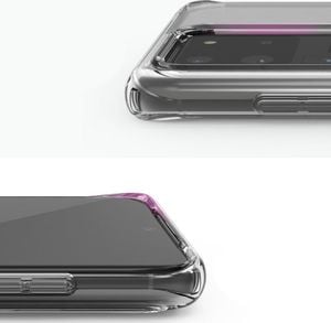 Ringke Ringke Fusion Matte etui pokrowiec z żelową ramką Samsung Galaxy S20 Ultra przezroczysty (FMSG0004) uniwersalny 9