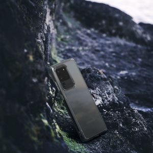 Ringke Ringke Fusion Matte etui pokrowiec z żelową ramką Samsung Galaxy S20 Ultra przezroczysty (FMSG0004) uniwersalny 10