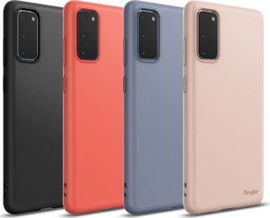 Ringke Ringke Air S ultracienkie żelowe etui pokrowiec Samsung Galaxy S20 różowy (ADSG0011) uniwersalny 11