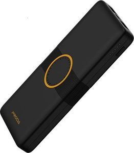 Powerbank Proda Proda power bank 10000mAh bezprzewodowa ładowarka Qi 2x USB czarny (PD-P29 black) uniwersalny 3