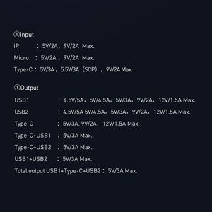 Powerbank Baseus Adaman 10000mAh Czarny 19