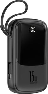 Powerbank Baseus Qpow 15W Lightning 10000mAh Czarny 6