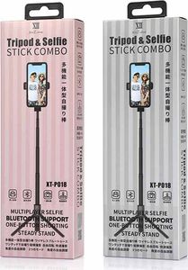 Selfie stick Remax Remax selfie stick teleskopowy rozsuwany kijek do selfie statyw z pilotem Bluetooth czarny (XT-P018 black) uniwersalny 14