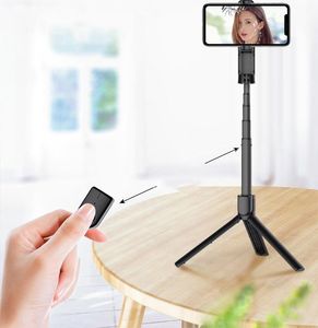 Selfie stick Remax Remax selfie stick teleskopowy rozsuwany kijek do selfie statyw z pilotem Bluetooth czarny (XT-P018 black) uniwersalny 7