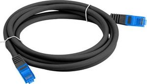 Lanberg PATCHCORD KAT.6A S/FTP LSZH CCA 0.5M CZARNY FLUKE PASSED LANBERG 2