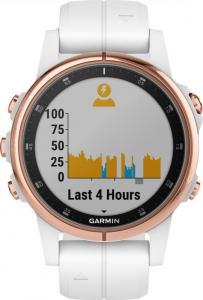 Zegarek sportowy Garmin Zegarek fenix 5S Plus Sapphire Rose Gold / White Band (010-01987-07) 5