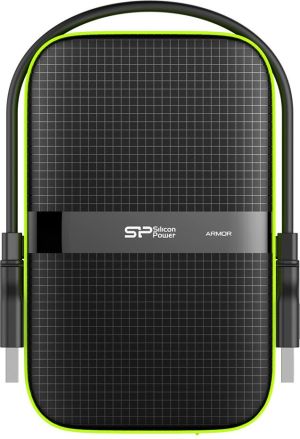 Dysk zewnętrzny HDD Silicon Power Armor A60 1TB Czarno-zielony (SP010TBPHDA60S3K) 8