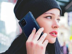 Ringke Etui Ringke Fusion X do Samsung Galaxy S10 Lite Space Blue uniwersalny 6