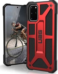UAG Etui na telefon UAG Monarch do Samsung Galaxy S20 Plus Crimson Red Leather uniwersalny 1