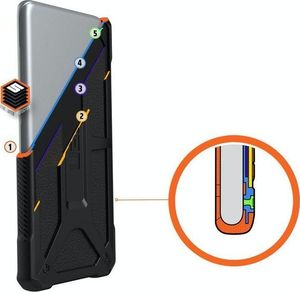 UAG Etui na telefon UAG Monarch do Samsung Galaxy S20 Ultra Carbon Fiber uniwersalny 5