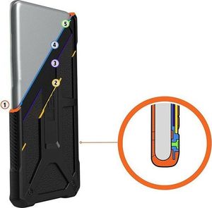 UAG Etui na telefon UAG Monarch do Samsung Galaxy S20 Black uniwersalny 4