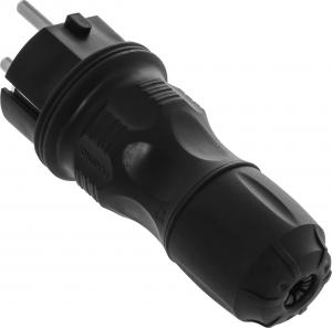Volteo Wtyczka Prosta 2p+z, 16a Extreme Uni Ip54 Czarna 6