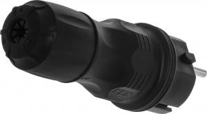 Volteo Wtyczka Prosta 2p+z, 16a Extreme Uni Ip54 Czarna 8