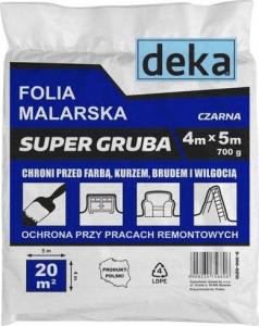 Folia malarska EPM folia malarska super gruba, czarna 4x5m 700G (D-300-0210) 1