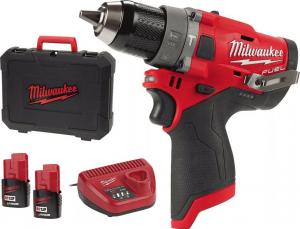 Wiertarko-wkrętarka Milwaukee M12FPD-202X 12 V 2 x akumulator 2 Ah 1