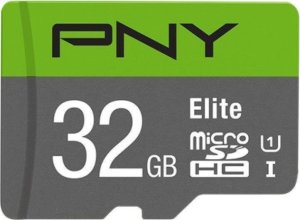 Karta PNY Elite MicroSDHC 32 GB Class 10 UHS-I/U1 A1 V10 (P-SDU32GU185GW-GE) 1