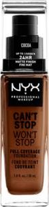 NYX Can't Stop Won't Stop Cocoa 30ml 1