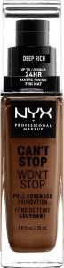 NYX Can't Stop Won't Stop Deep Rich 30ml 1
