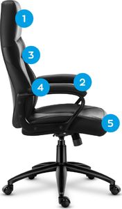 Krzesło biurowe MarkAdler Boss 3.5 Czarny 2