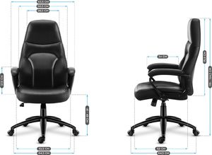 Krzesło biurowe MarkAdler Boss 3.5 Czarny 13