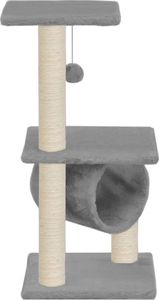 vidaXL Drapak dla kota z sizalowymi słupkami, 65 cm, szary 3