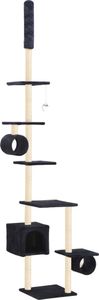 vidaXL Drapak dla kota z sizalowymi słupkami, 260 cm, granatowy 2