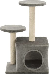 vidaXL Drapak dla kota z sizalowymi słupkami, 60 cm, szary 3