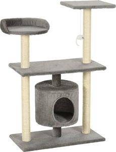 vidaXL Drapak dla kota ze sizalowymi słupkami, 95 cm, szary 2